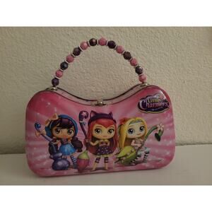 Little Charmers Tin Purse Lunchbox Beaded Handle Spin master